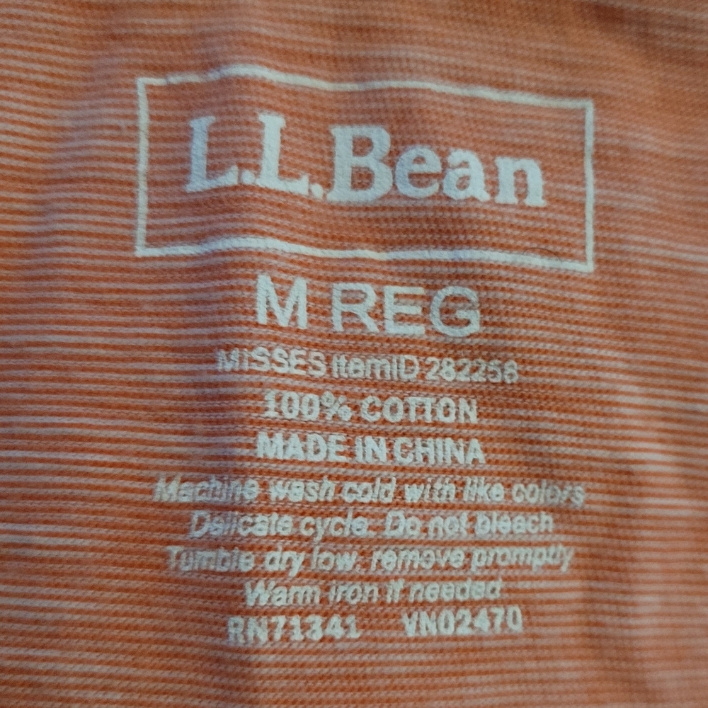 L.L.BEAN Ruffle Detail T-shirt - Picture 3 of 3